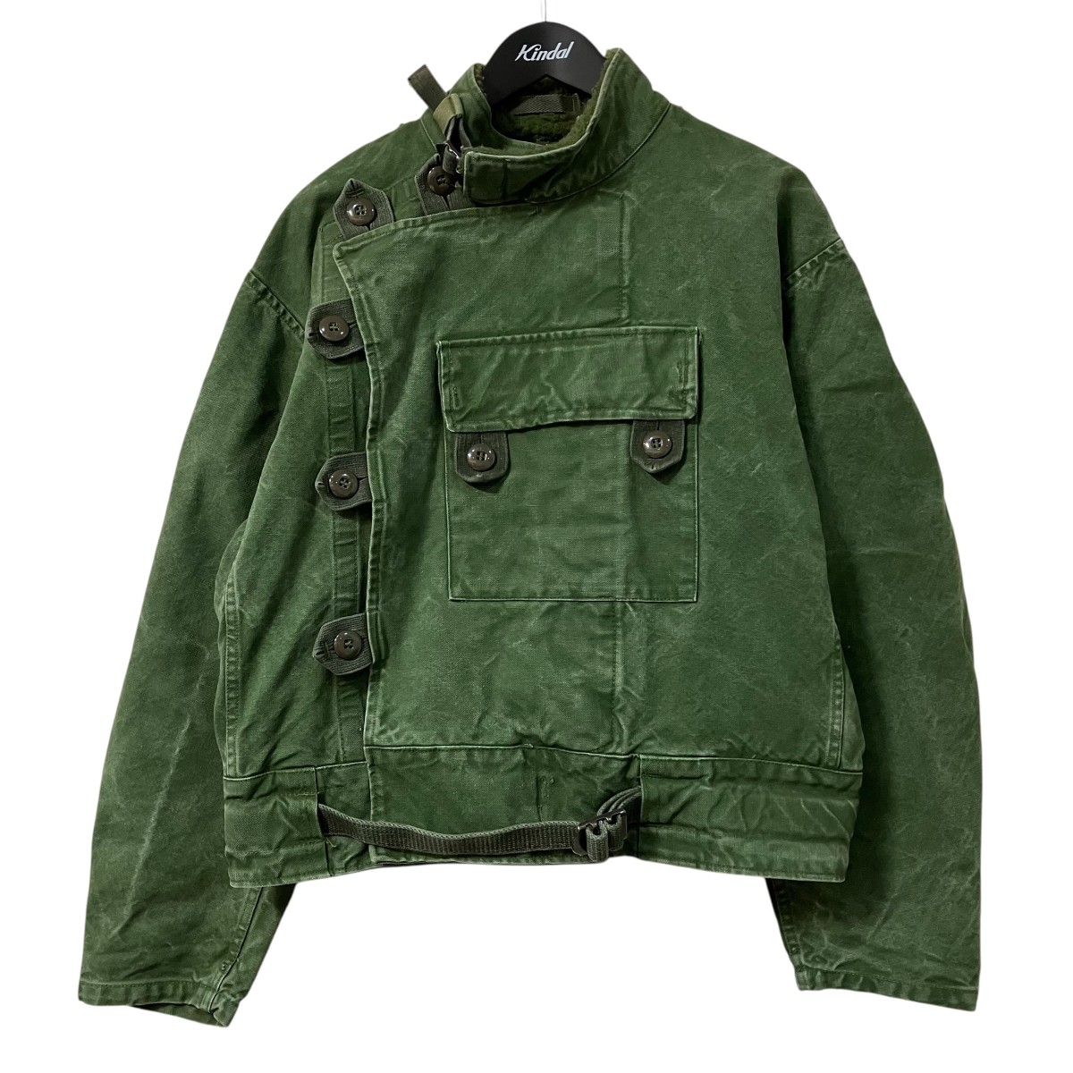 【中古】USED スウェーデン王国軍 自動二輪車 自動二輪車上衣 緑であること 大きさ：- 【020626】（ユーズド）