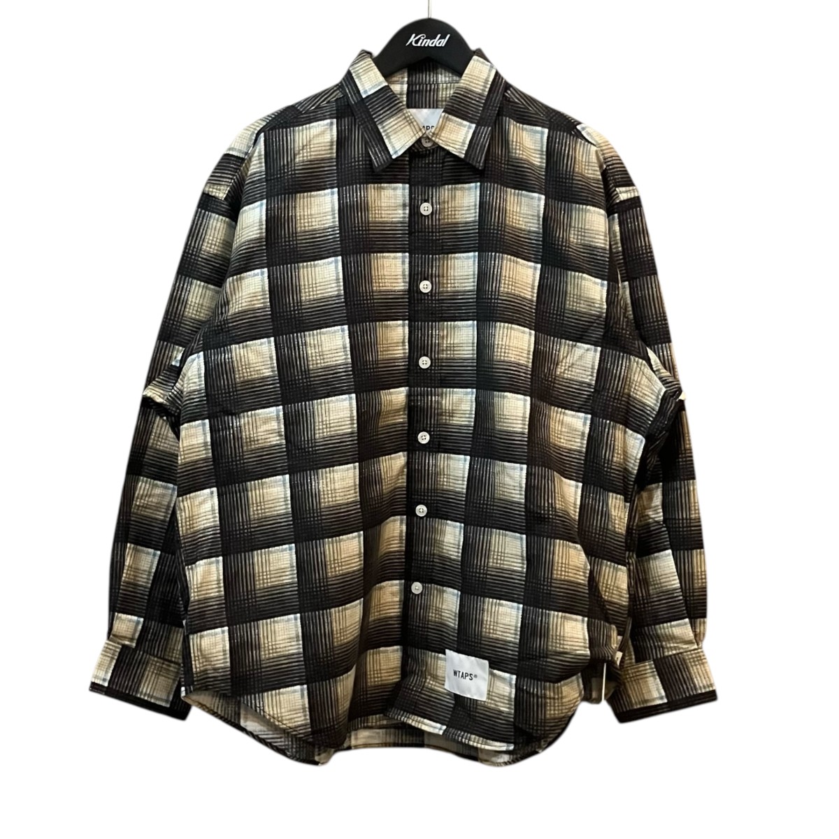 【中古】WTAPS TXT 02   LS   Cotton． Flannel． 読み合わせるティーシャツ カルメ焼 大いさ：01 【030626】（ダブルタップス）