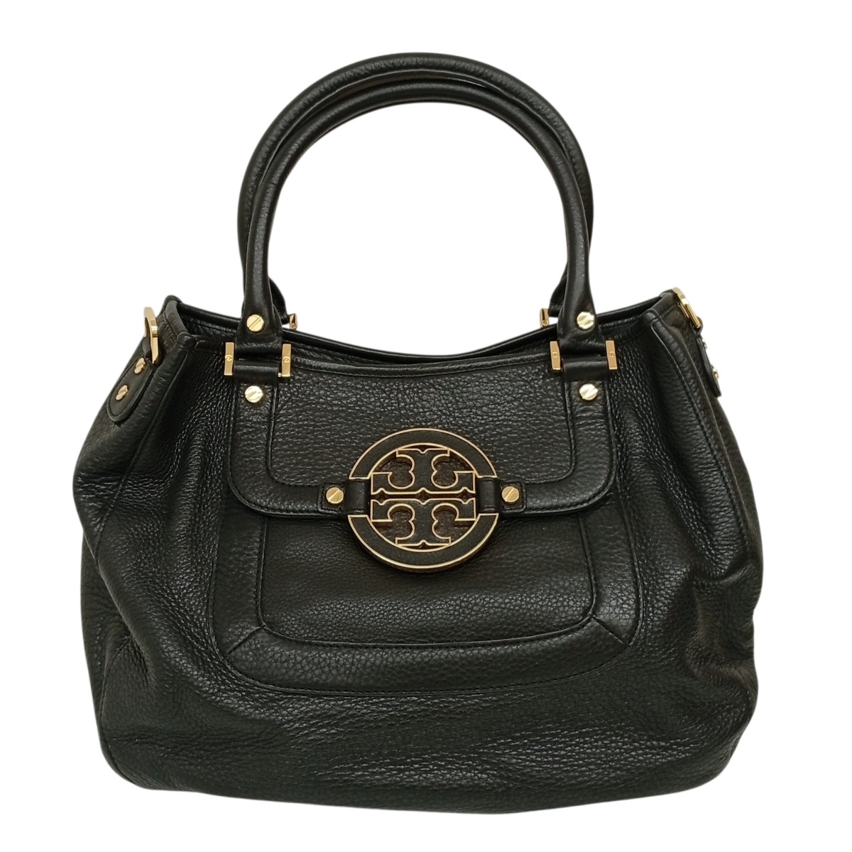 【中古】TORY BURCH トートバッグ 黒いこと 【030626】（トリーバーチ）