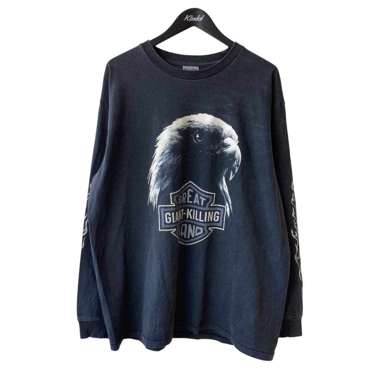 【中古】Great Land 長袖カットソー 2223-ONL 黒いこと 大きさ：XL 【030626】（グレート地びた）