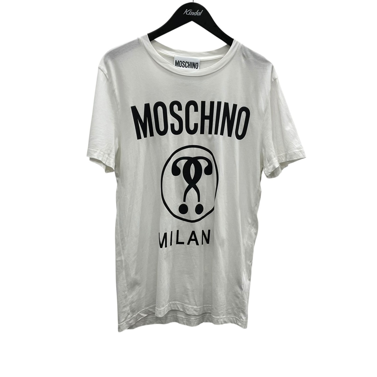【中古】MOSCHINO 半袖カットソー 192Z A07055240 白いこと 大きさ：48 【030626】（モスキーノ）