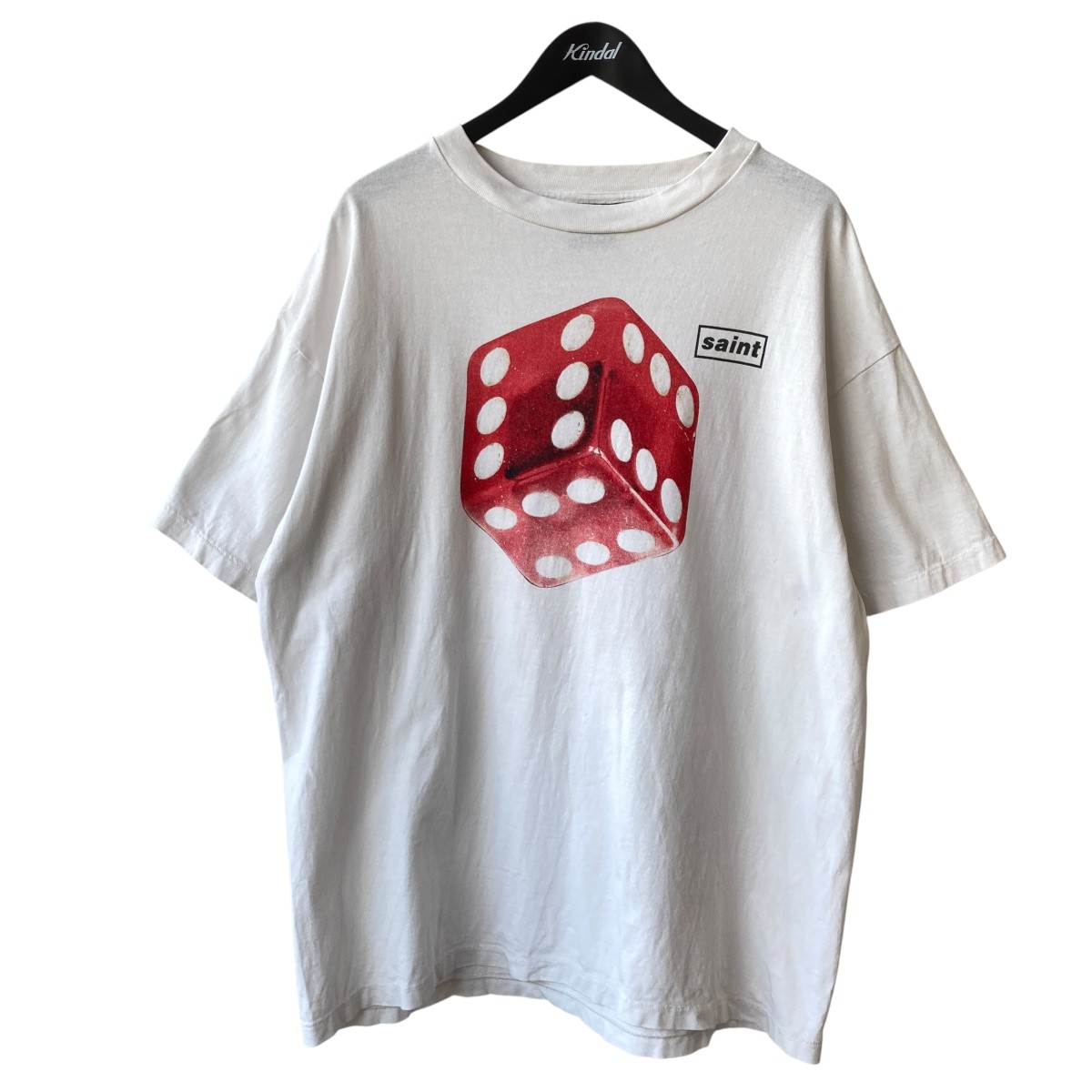 【中古】SAINT MICHAEL 23SS DICE TEE ティーシャツ SM-S23-0000-014 白いこと 大きさ：XL 【030626】（仙マイケル）