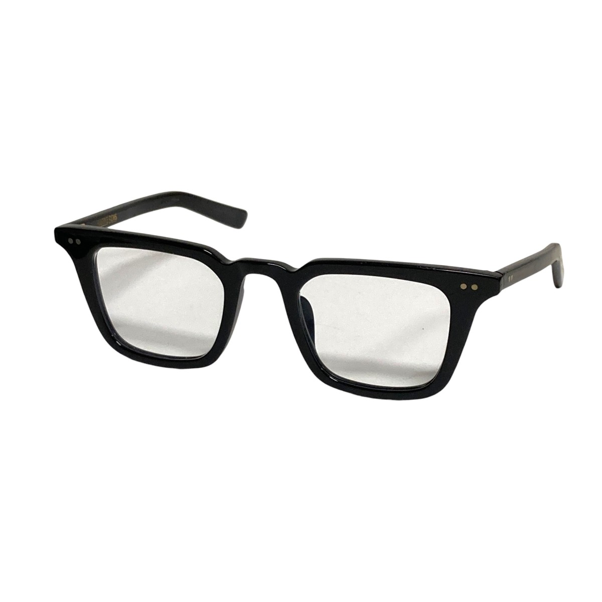 【中古】WACKO MARIA×NATIVE SONS Yazzi メガネ 黒いこと 大きさ：47.3□23.8 【030626】（ワコマリア×ネイティブサンズ）
