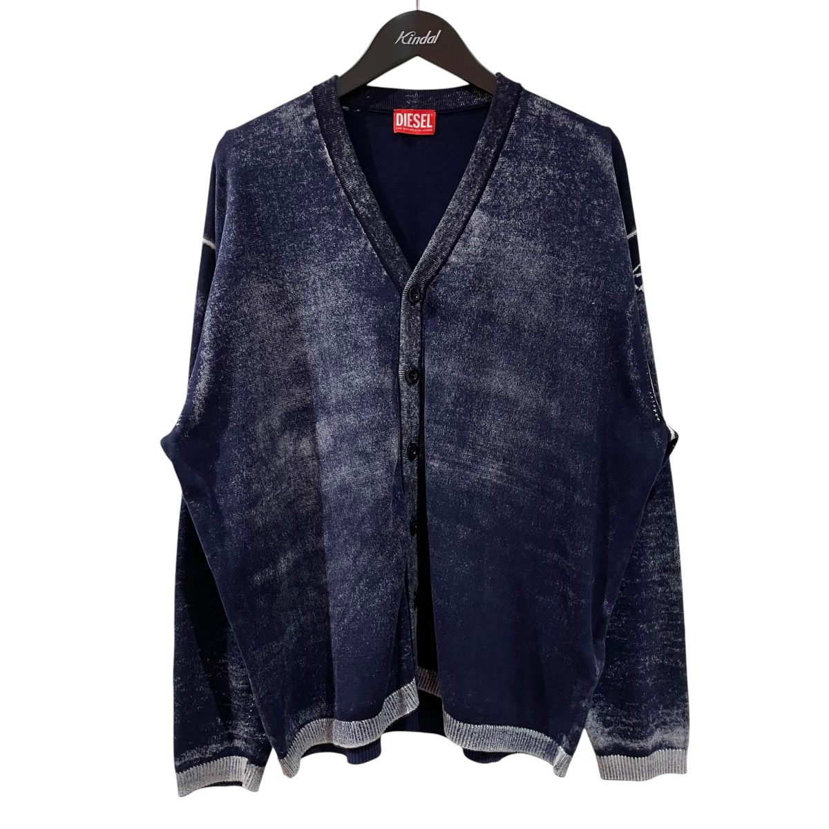 【中古】DIESEL k-larence-cardigan-b ジレー a11190 米国海軍 大きさ：M 【020626】（ディーゼル）