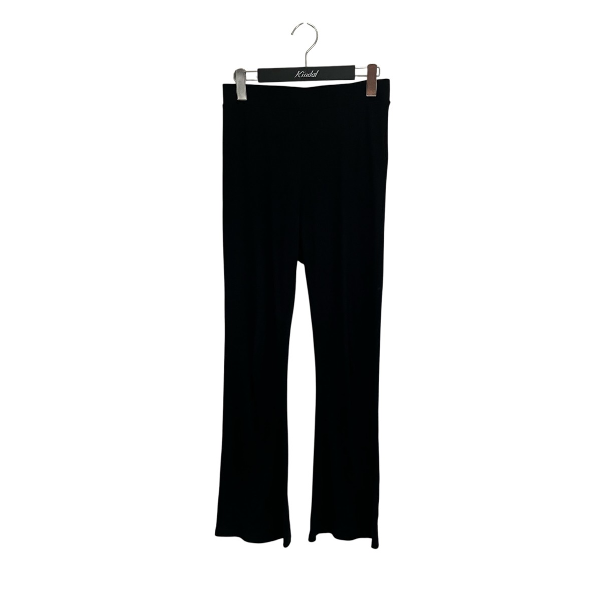 【中古】Deuxieme Classe 25SS Rayon リブパンツ 25030500707010 黒いこと 大きさ：F 【020626】（ドゥーズィエムクラス）