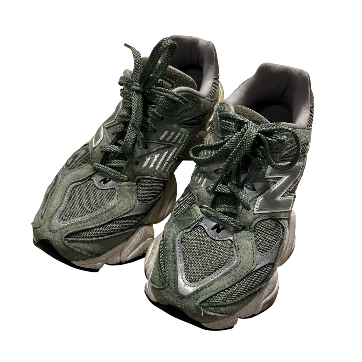 【中古】NEW BALANCE 9060 ローカットスニーカー U9060MET 黄緑 大きさ：26.0 【020626】（ニュー平衡にする）
