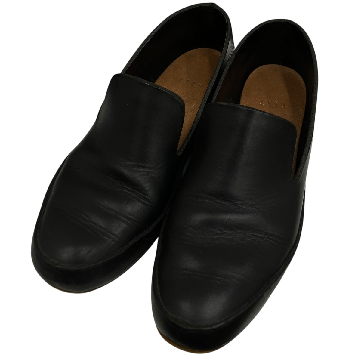 【中古】FEIT 置き目毛皮 黒いこと 大いさ：37(約23.5～24.0ｃｍ) 【030626】（戦うこと）
