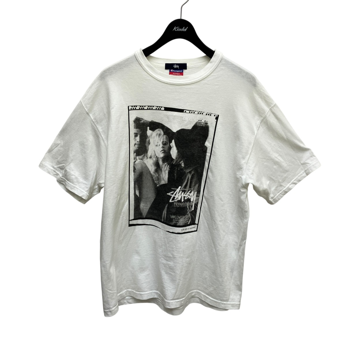 【中古】stussy 2007 ローラ 半袖ティーシャツ 白いこと 大きさ：M 【030626】（ステューシー）