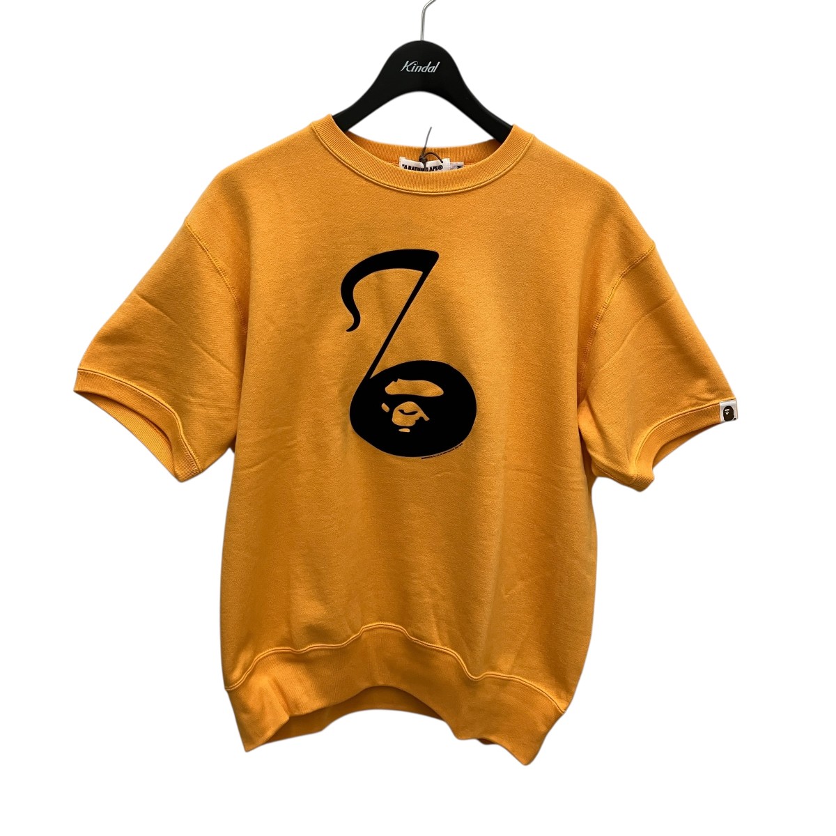 【中古】A BATHING APE 半袖プルオーバー オレンジ色 大きさ：M 【030626】（アベイシングエイプ）