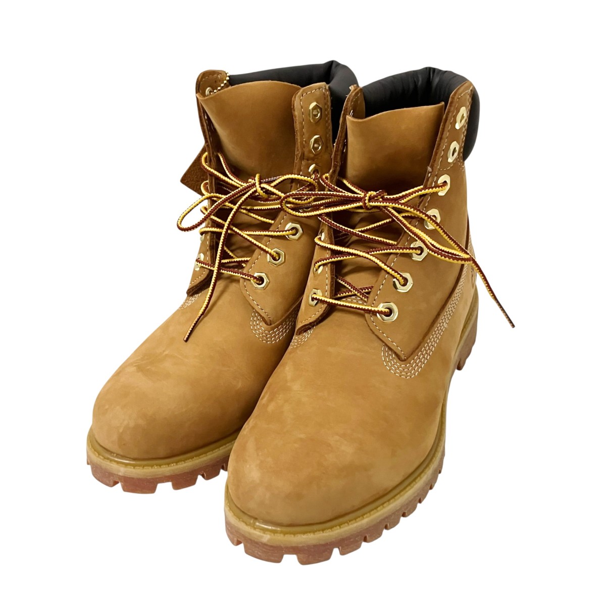 【中古】Timberland レースアップブーツ 10061 751425 09 25 ベージュ 大きさ：25.5珊 【030626】（ティンバーランド）