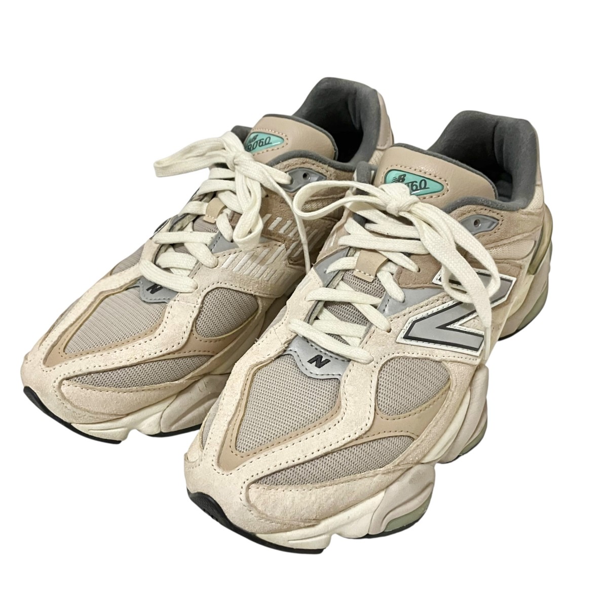 【中古】NEW BALANCE ローカットスニーカー U9060MAC ベージュ 大いさ：26.5糎 【030626】（ニュー平衡にする）