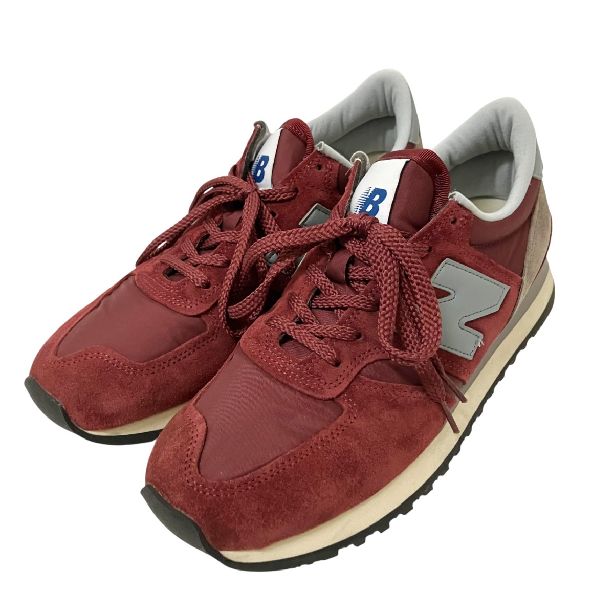 【中古】NEW BALANCE ローカットスニーカー M730UKF 赤いこと 大きさ：9 1/2 【030626】（ニュー平衡にする）