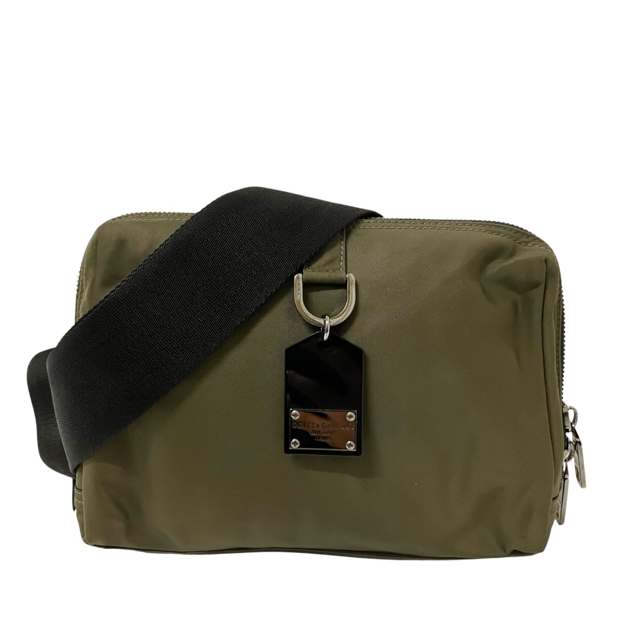 【中古】DOLCE ＆ GABBANA ショルダーバッグ オリーブ 【030626】（ドルチェアンドガッバーナ）
