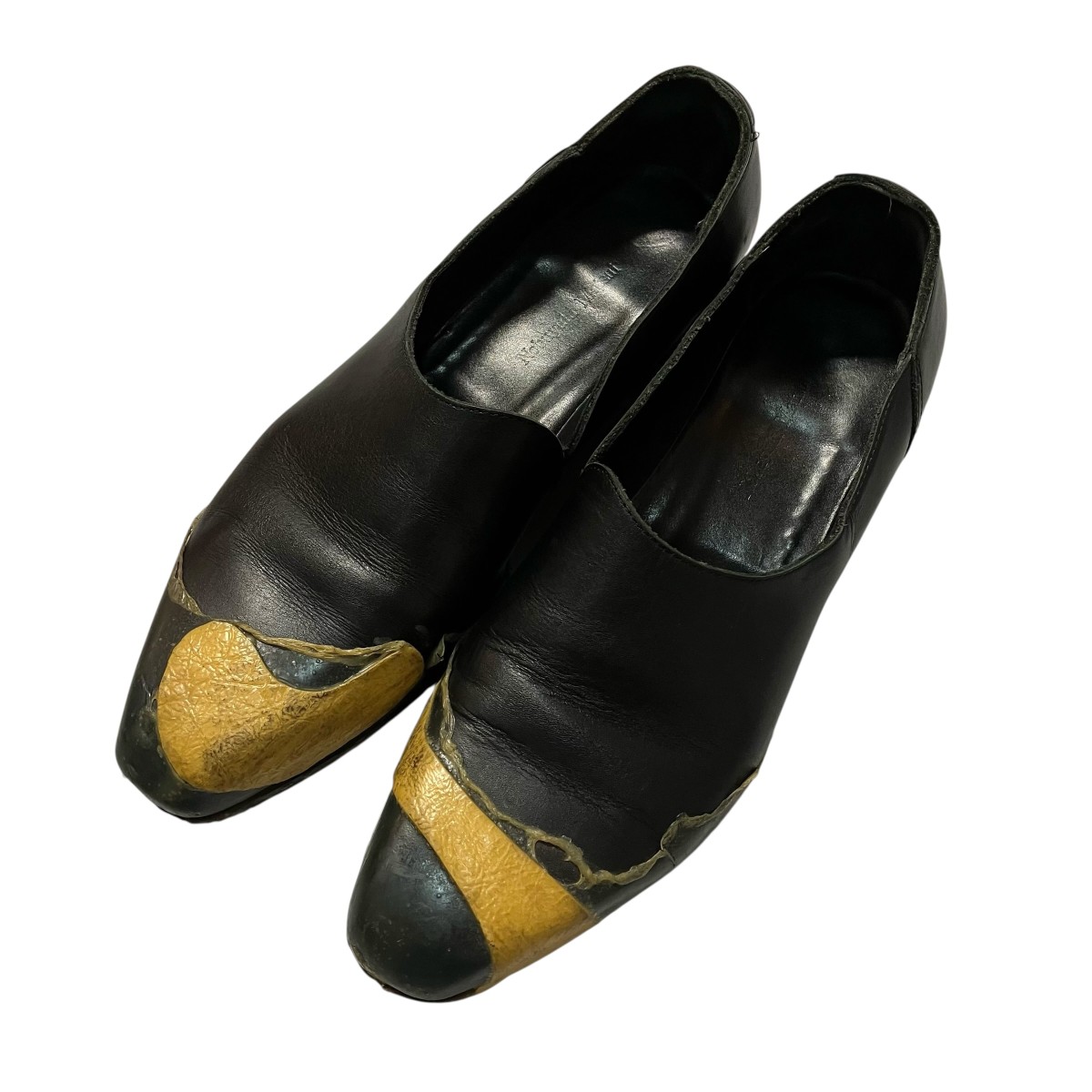 【中古】Nobuyuki Matsui なめし革シューズ 黒いこと 大きさ：24 1/2 【030626】（ノッブユキ マツイ）