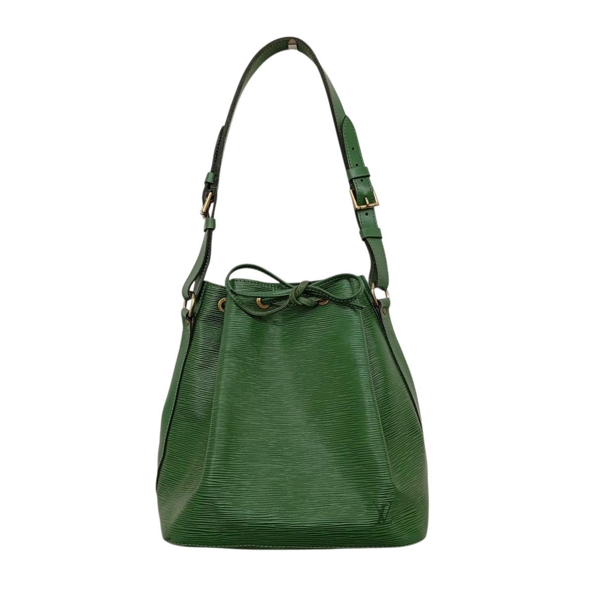 【中古】LOUIS VUITTON プチノエ ショルダーバッグ M44104 緑であること 【030626】（ルイヴィトン）