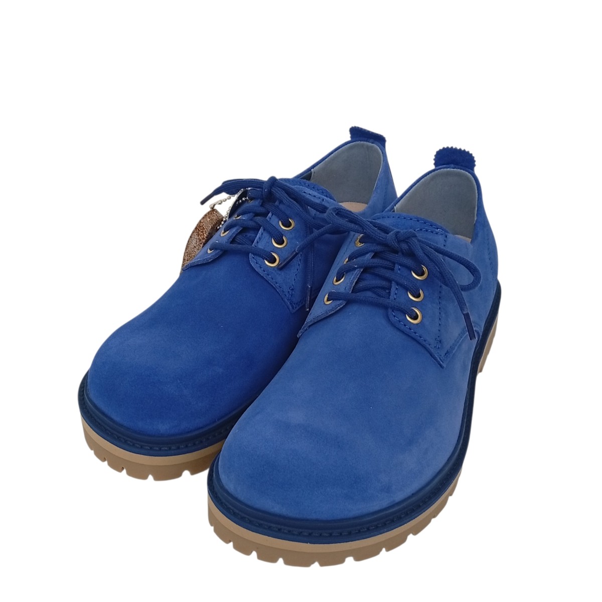 【中古】BIRKENSTOCK KLEIVER スウェードシューズ 1018071 青碧 大きさ：26.5珊 【030626】（ビルケンシュトック）