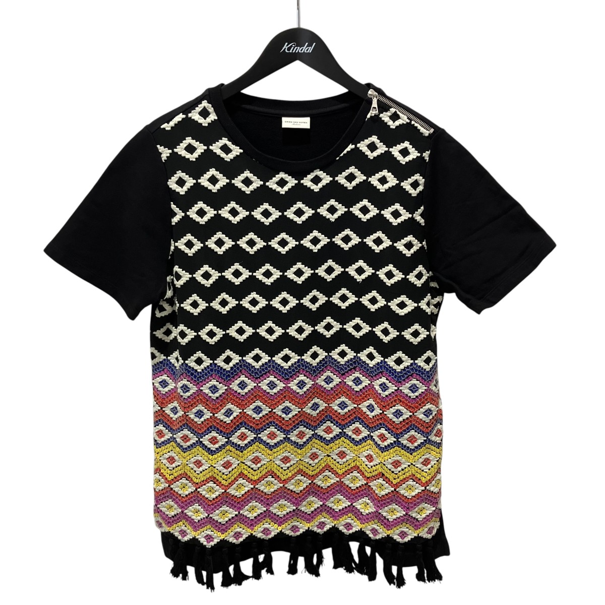 【中古】DRIES VAN NOTEN 半袖カットソー 黒いこと 大きさ：M 【030626】（ドリスヴァンノッテン）