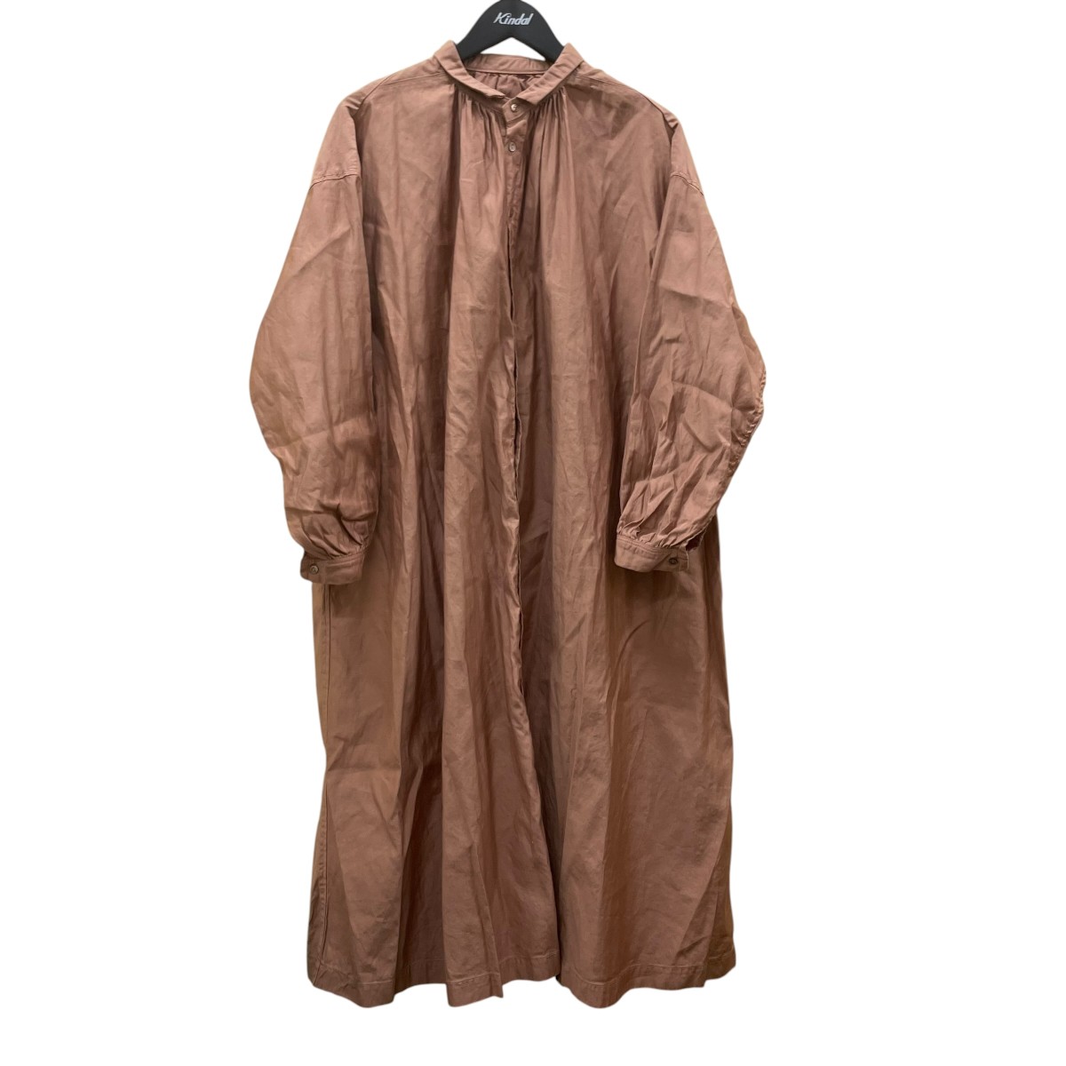 【中古】nest Robe コットンリネンシャツワンピース プルオーバー衣装 01213-1076 ベージュ 大きさ：Free 【030626】（ネスト衣装）