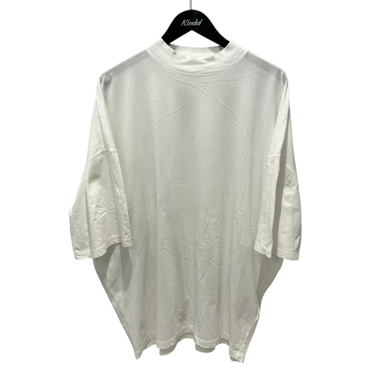 【中古】JIL SANDER オーバーサイズモックネックT 半袖ティーシャツ JSMU706022 白いこと 大いさ：L 【030626】（ジルサンダー）