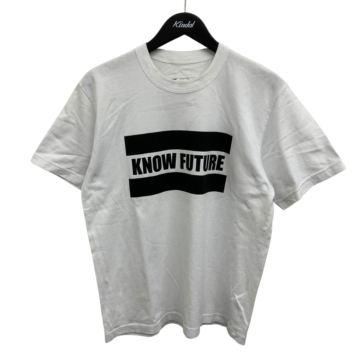 【中古】sacai KNOW FUTURE T-Shirt 刷り上げるプルオーバー 白いこと 大きさ：2 【030626】（サカイ）