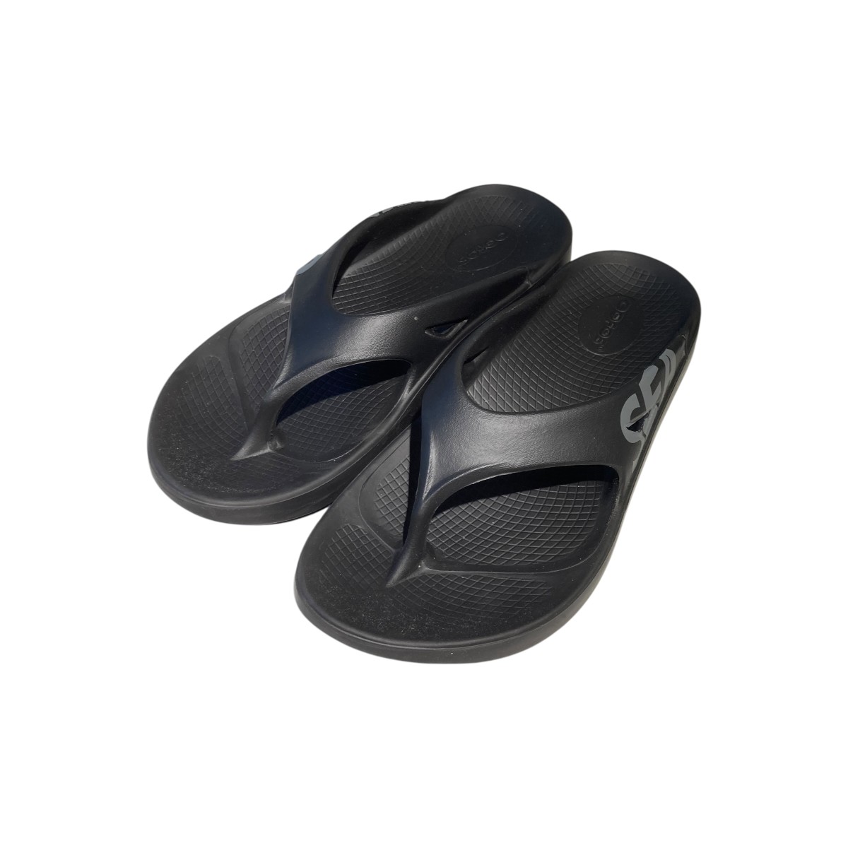 【中古】WIND AND SEA×oofos サンダル 黒いこと 大きさ：40 【030626】（ウィンダンシー×ウーフォス）