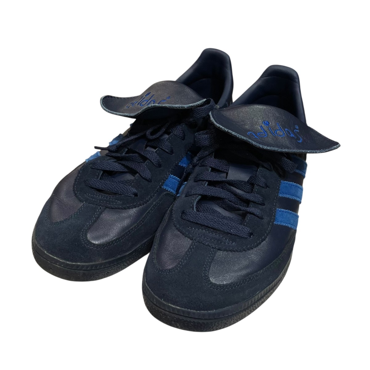 【中古】adidas×SHUKYU×E-WAX HANDBALL SPEZIAL スニーカー HP6696 米国海軍 大きさ：27糎 【030626】（アディダス）