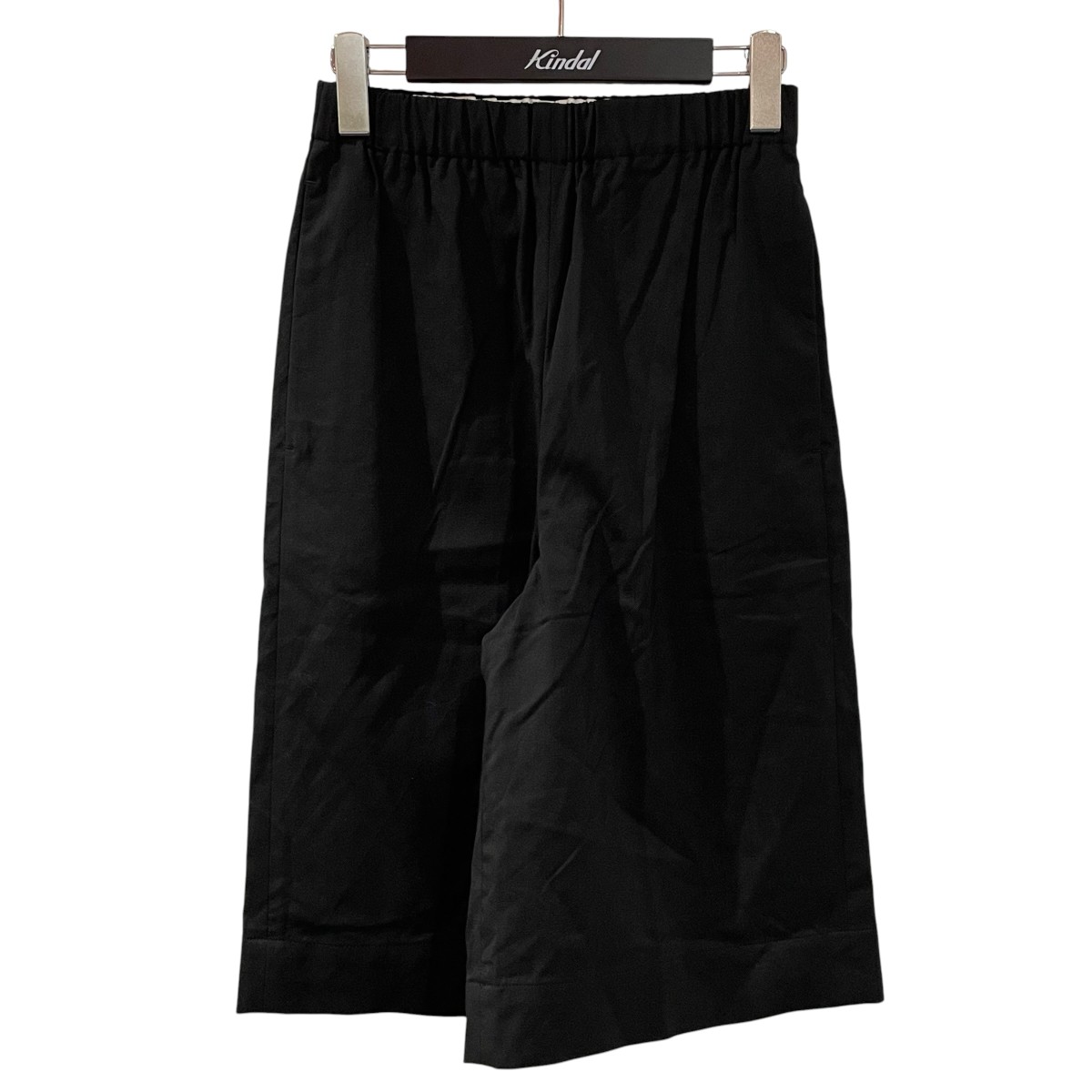 【中古】ENFOLD CENTER-PRESS BERMUDA-PANTS 二分の一ズボン下 300IA131-0131 黒いこと 大きさ：36 【030626】（エンフォルド）