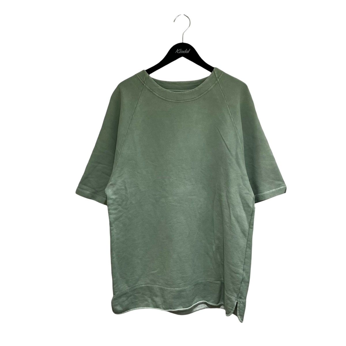 【中古】JIL SANDER 22SS Coolneck Short Sleeve Comfort T-Shirt 半袖流汗 JSMU707000MU249208A21 緑であること 大きさ：L 【030626】（ジルサンダー）