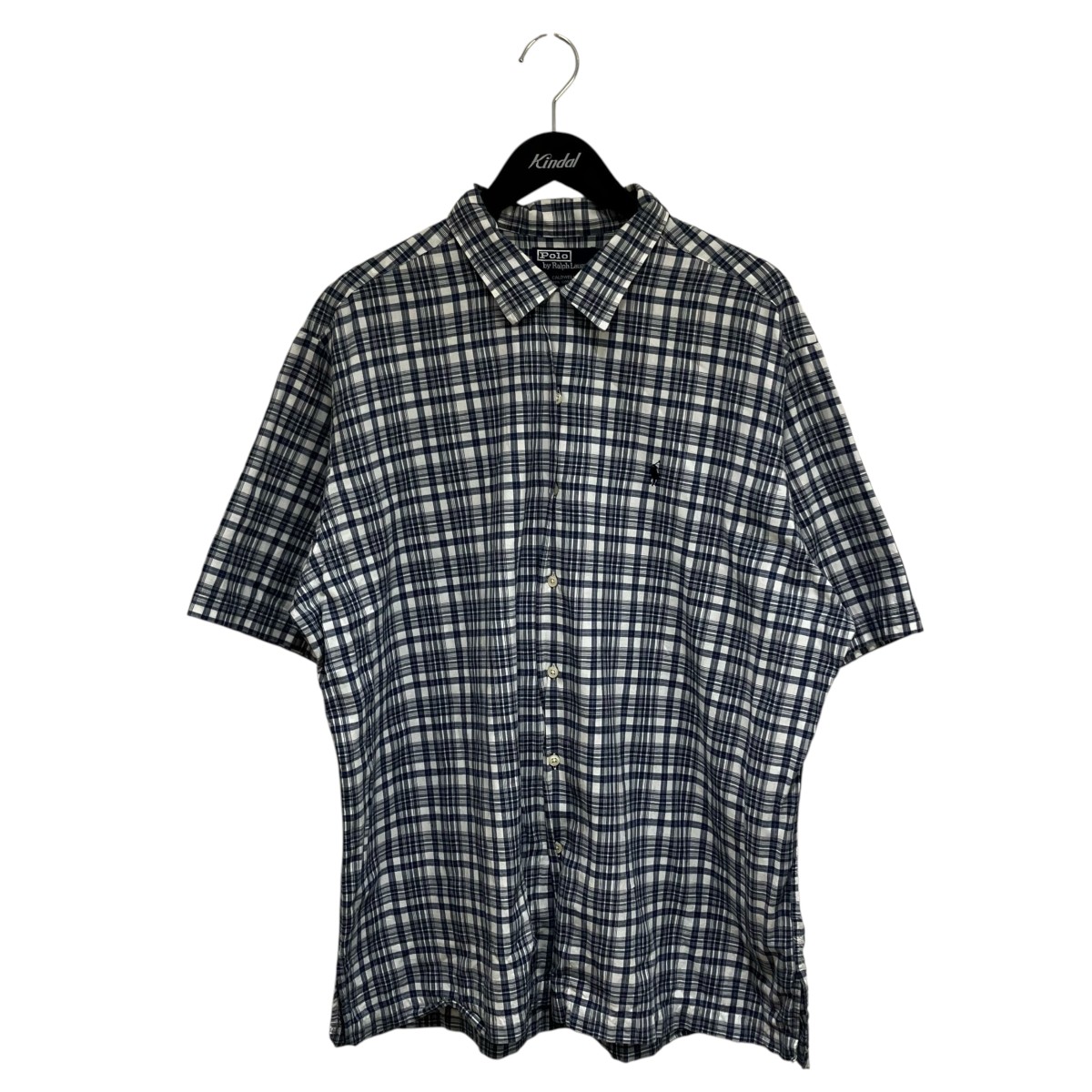 【中古】POLO RALPH LAUREN CALDWELL オープンカラーシャツ 青色 大きさ：XL 【030626】（ポロラルフローレン）