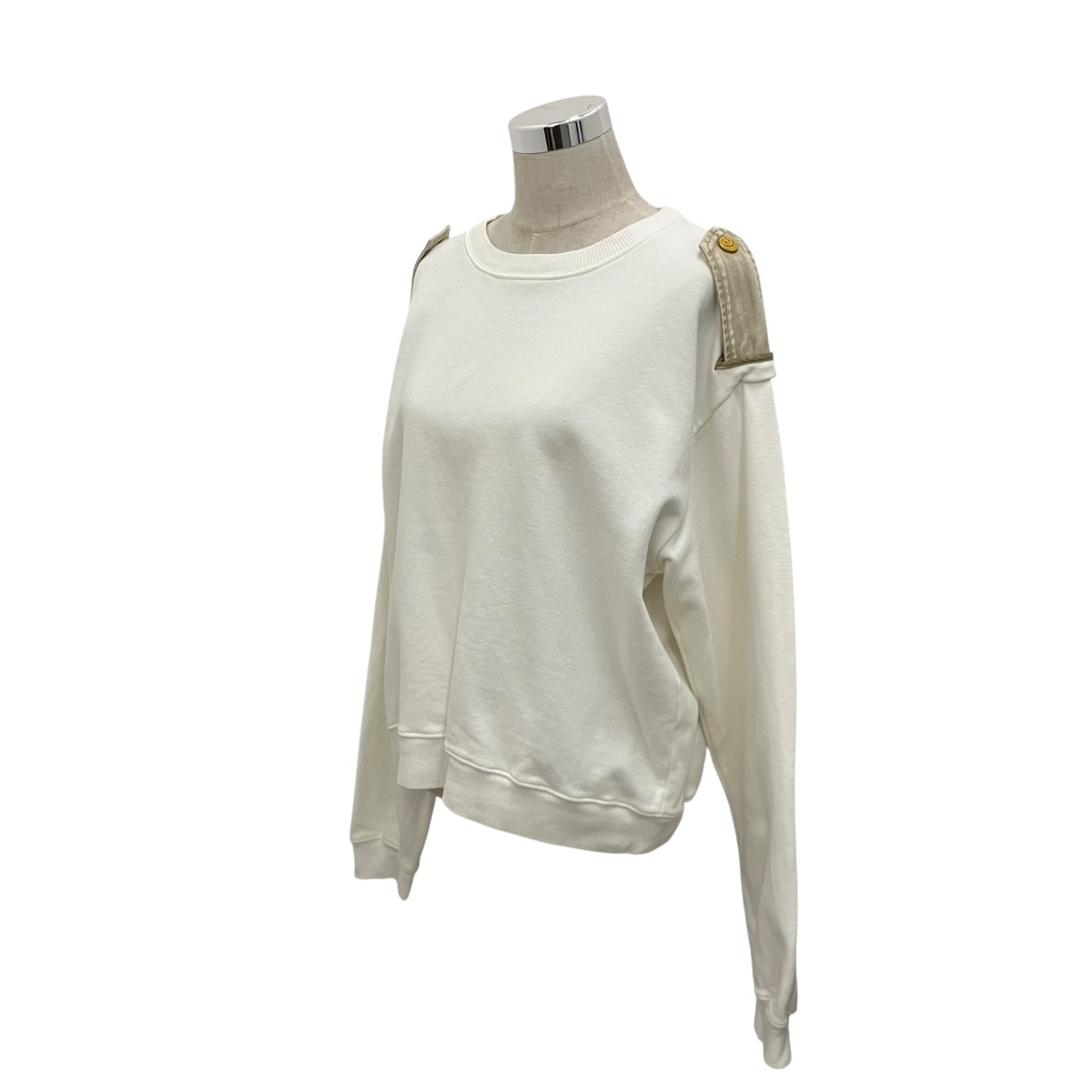 【中古】KAPITAL エポレットスウェット K2003LC018 白いこと 大きさ：1 【030626】（かしら文字）