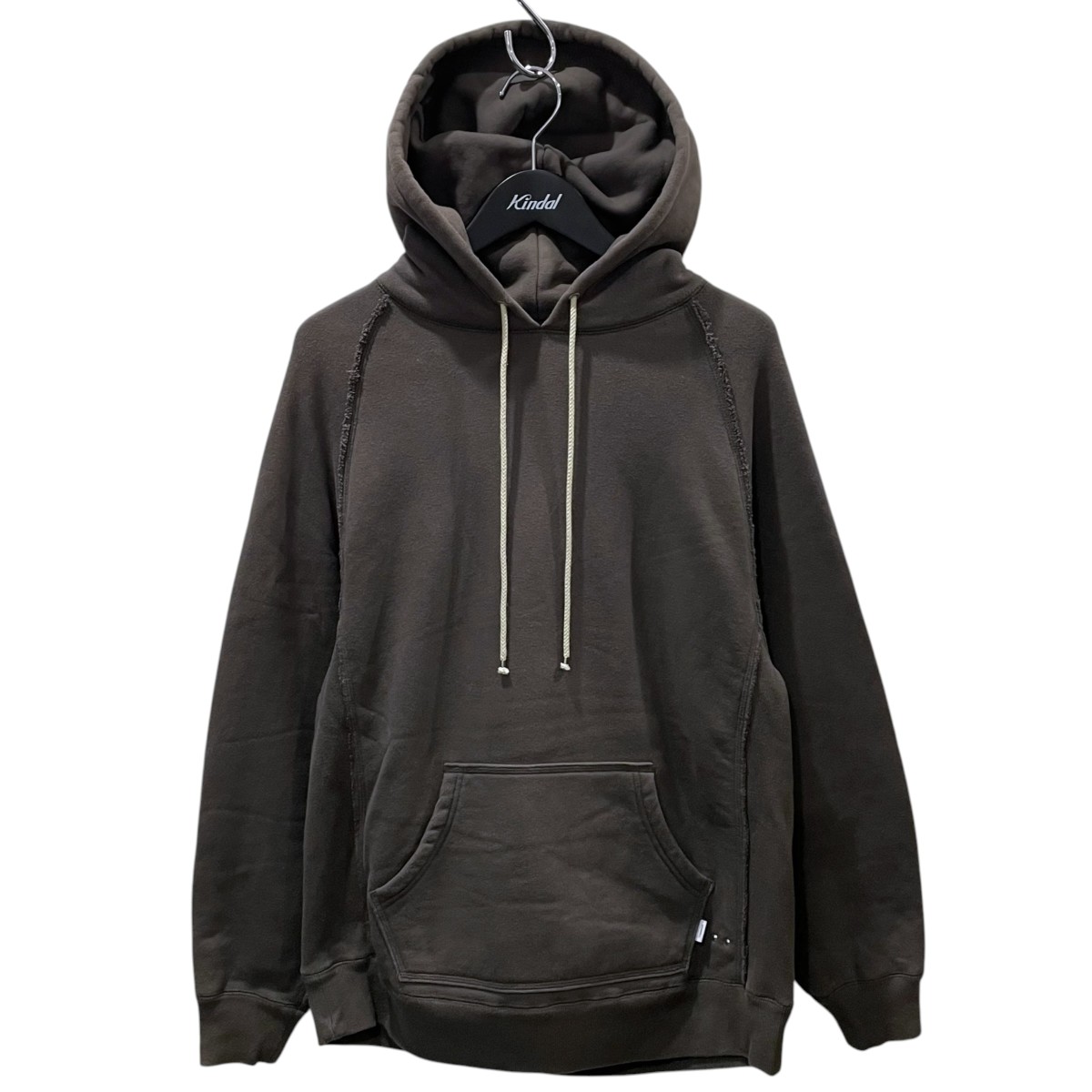 【中古】SUGARHILL 22AW ティーシャツパーカー RAW EDGE HOODIE ラウ 外辺部 フーディー 22AWSW01 赤銅色 大きさ：2 【040626】（上白糖吸血鬼）