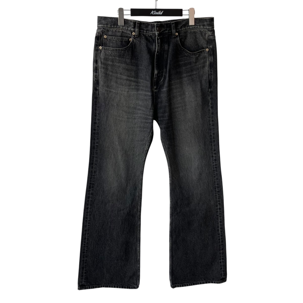 【中古】BALENCIAGA 24SS GARDE-ROBE BOOTCUT ジーンズズボン下 773760 TBP47 黒いこと 大いさ：32 【040626】（バレンシアガ）