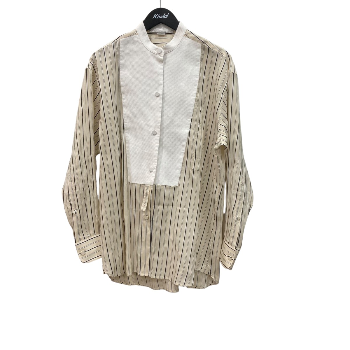 【中古】STELLA McCARTNEY 縞模様ティーシャツ 620110 ベージュ 大いさ：36 【040626】（ステラマッカートニー）