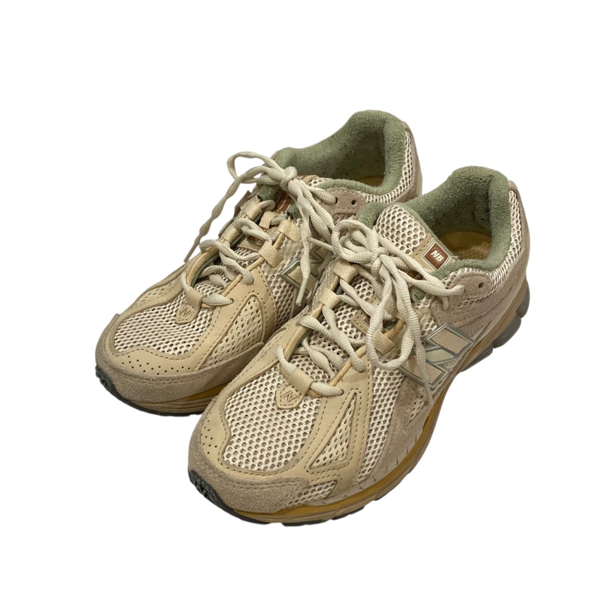 【中古】NEW BALANCE ローカットスニーカー M1906RAU ベージュ×カーキ 大きさ：26.5 【040626】（ニュー平衡にする）