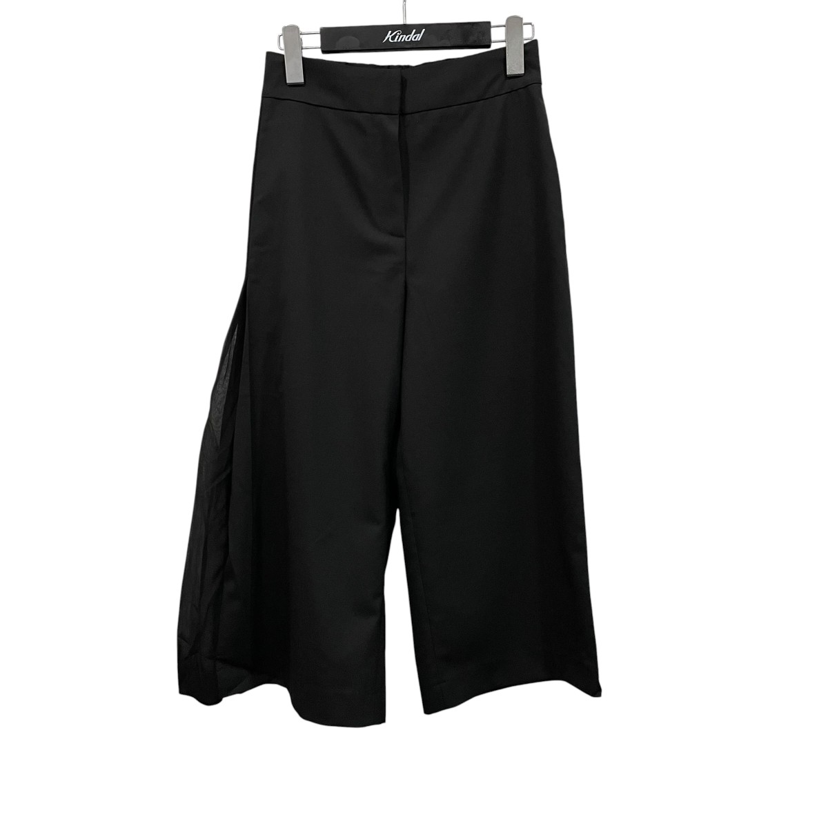 【中古】EMPORIO ARMANI スラックス ZJP10T ZJ009 黒いこと 大きさ：38 【040626】（エンポリオアルマーニ）