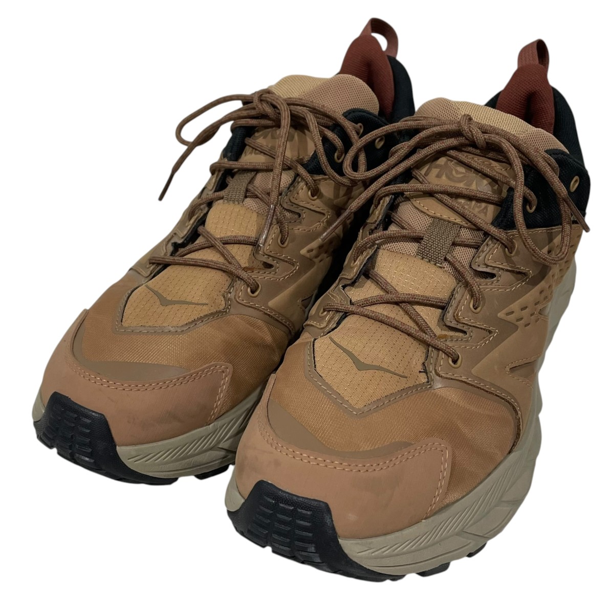 【中古】HOKAONEONE スニーカー ANACAPA LOW GTX アナカパ 置き目 ゴアテックス 1122017 赤銅色 大きさ：30珊 【040626】（ホカオネオネ）