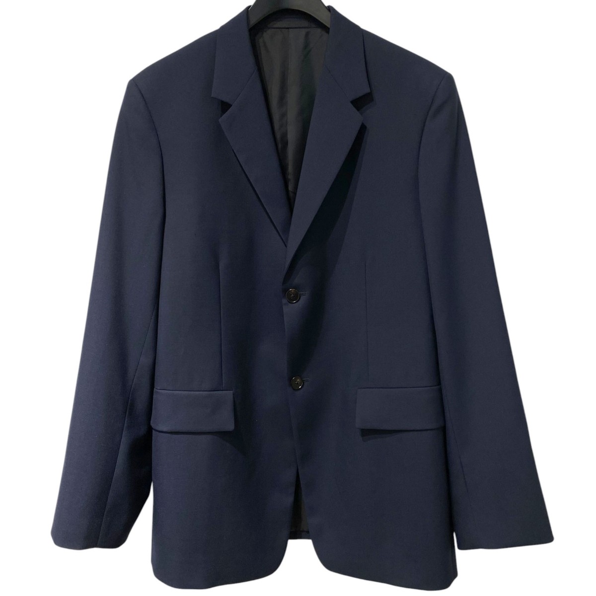 【中古】JIL SANDER 20AW TAILOR MADE High Twist Wool 2B Jacketテーラーメイドウール2B上衣背広 米国海軍 大きさ：48 【030626】（ジルサンダー）