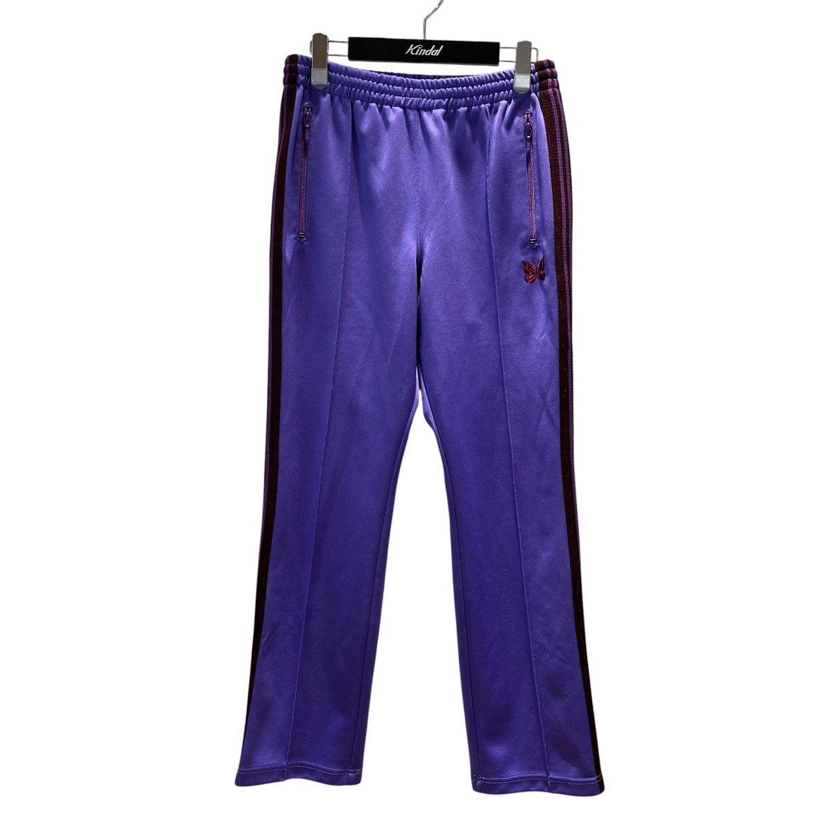 【中古】Needles 貨物自動車ズボン下 EJ332 NARROW TRACK PANTS パープル 大きさ：S 【020626】（ニードルズ）