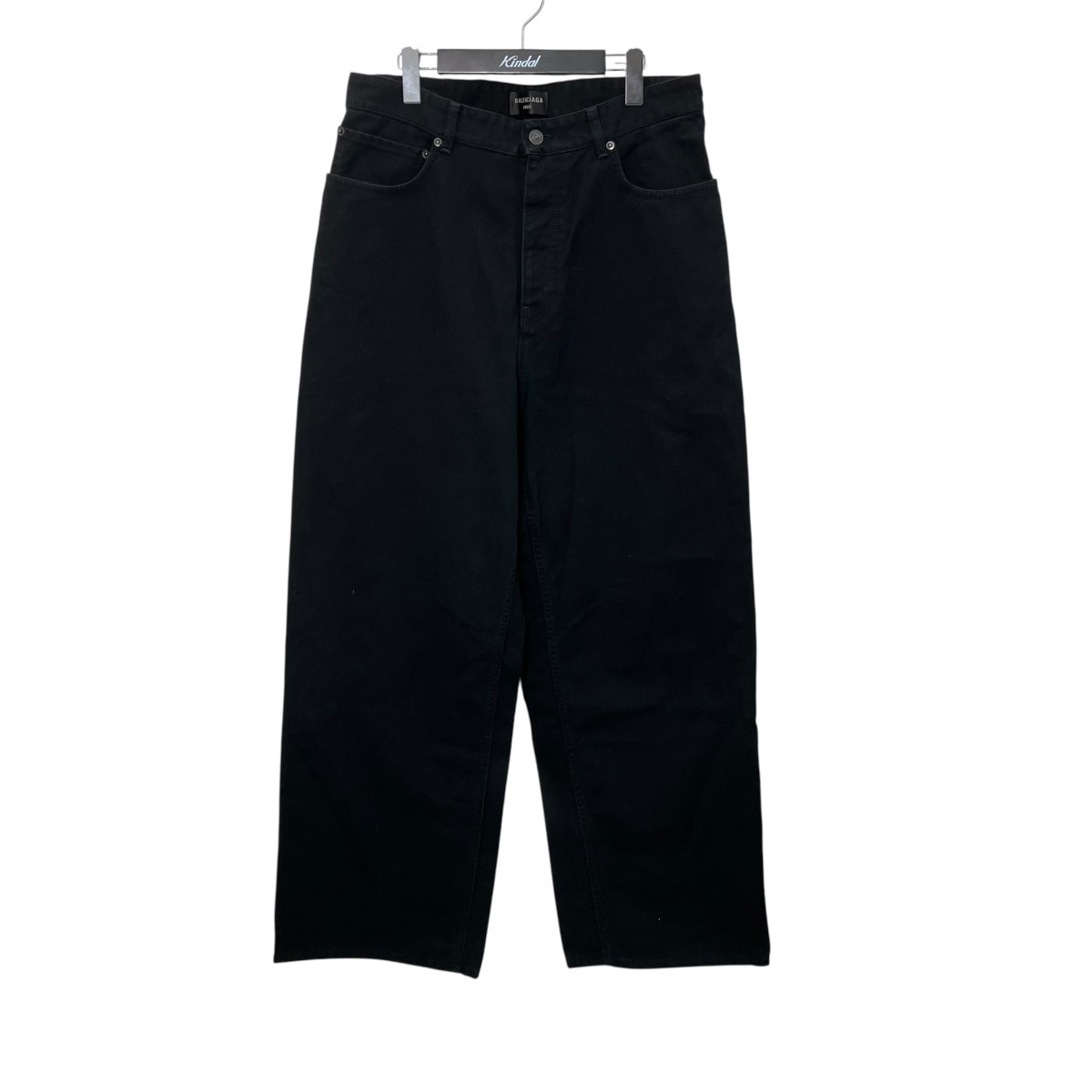 【中古】BALENCIAGABaggy Denim Pants デニムパンツ 745213 TNW11 ブラック サイズ:M【価格見直し】|ブランド古着のカインドオル
