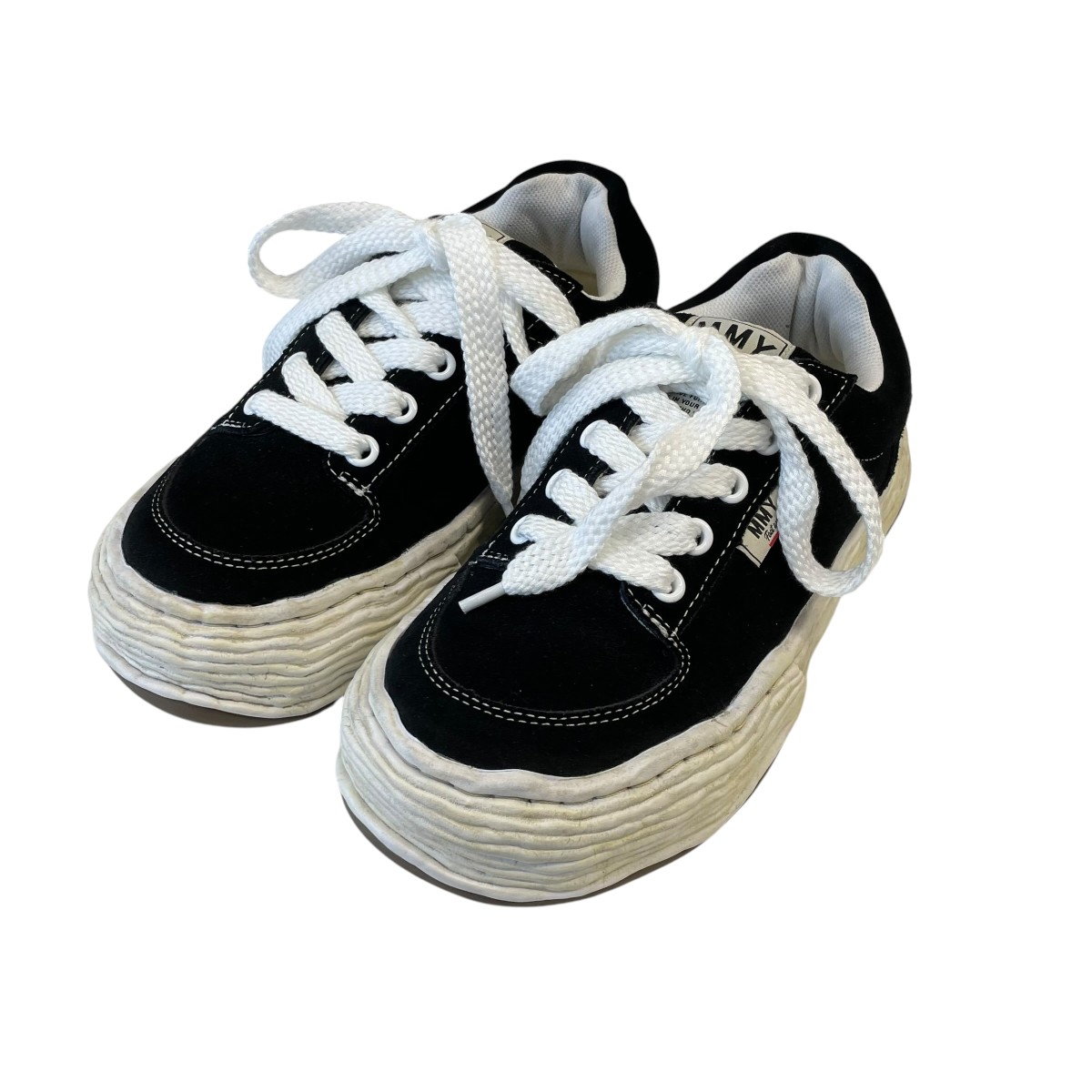 【中古】MIHARA YASUHIRO OLIVER ローカットスニーカー A16FW708 黒いこと 大きさ：40 【040626】（ミハラヤスヒロ）