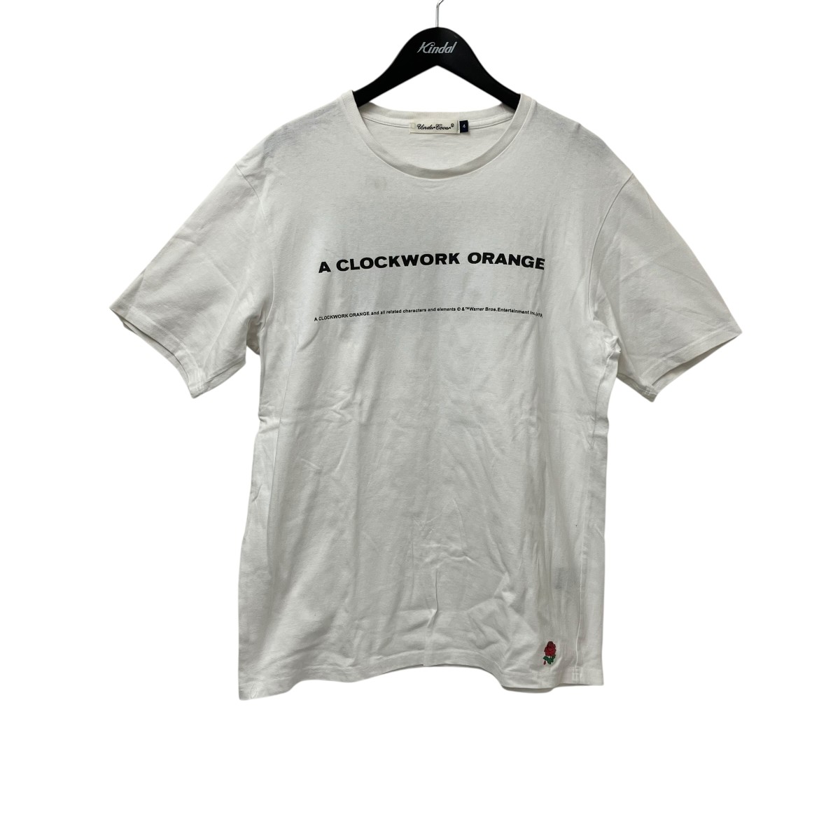 【中古】UNDERCOVER ×時辰儀仕組みのオレンジ色 プルオーバー 白いこと 大きさ：4 【040626】（アンダー押しかぶせる）