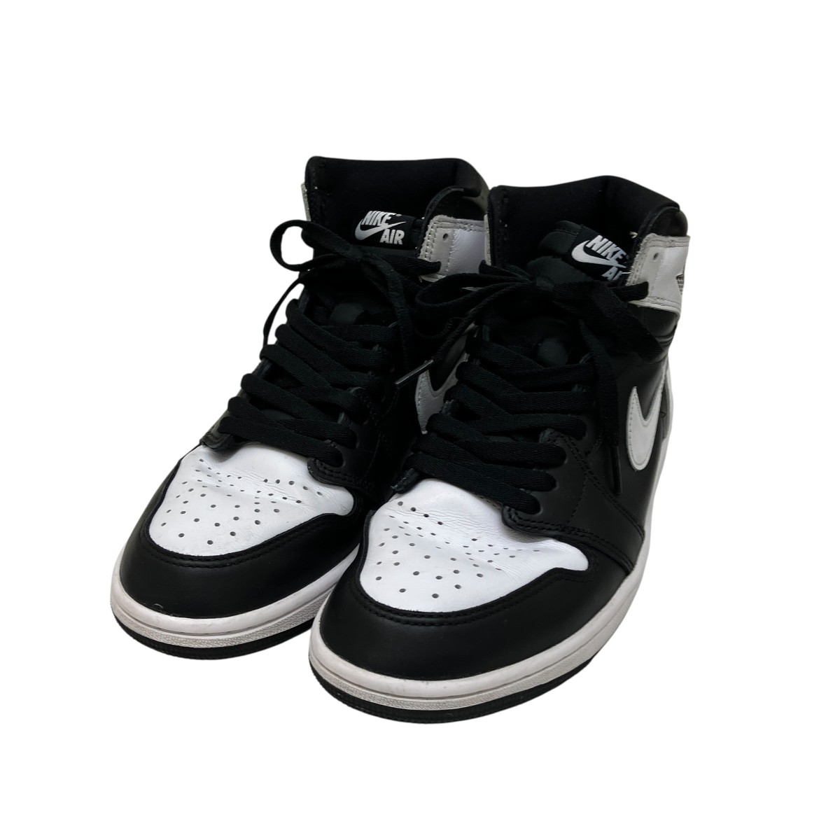 【中古】NIKE Air Jordan 1 Retro High OG  Black White スニーカー DZ5485-010 黒いこと×白いこと 大きさ：27.5珊 【040626】（ナイキ）
