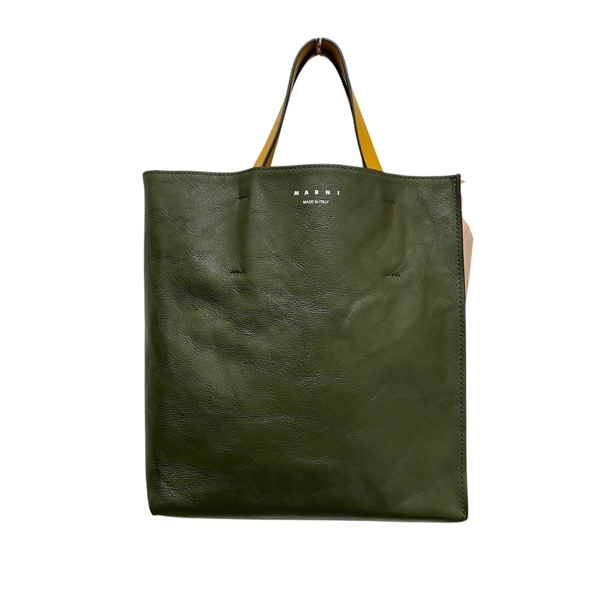 【中古】MARNI 2WAYショルダーバッグ SHMP0018U1 緑であること×サクラ色 【040626】（マルニ）