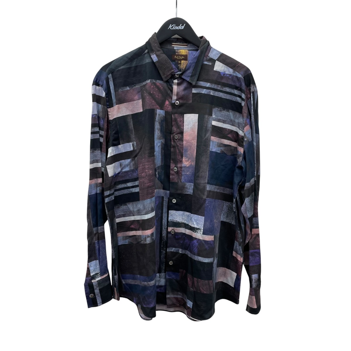 【中古】Paul Smith COLLECTION 色合い差しつかえる刷り上げる プルオーバー PN-CR-72608 黒いこと 大きさ：XL 【040626】（極点スミス寄せあわせ）