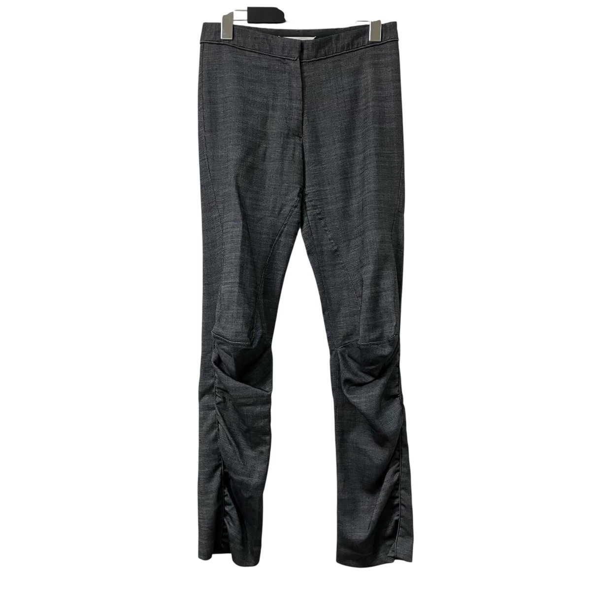 【中古】Martin Margiela ここのえ期 アナトミック 立体切り取る 羊毛ズボン下 薄墨色 大きさ：40 【040626】（マルタンマルジェラ）