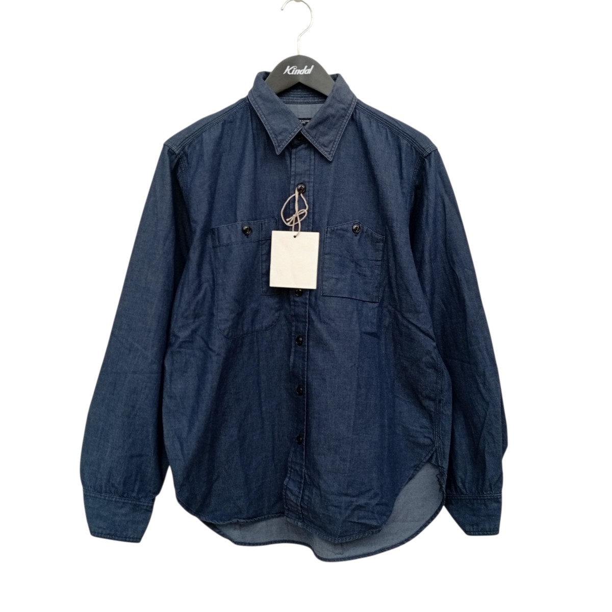 【中古】Engineered Garments ロングスリーブシャツ インディゴ 大きさ：S 【040626】（エンジニアドガーメンツ）