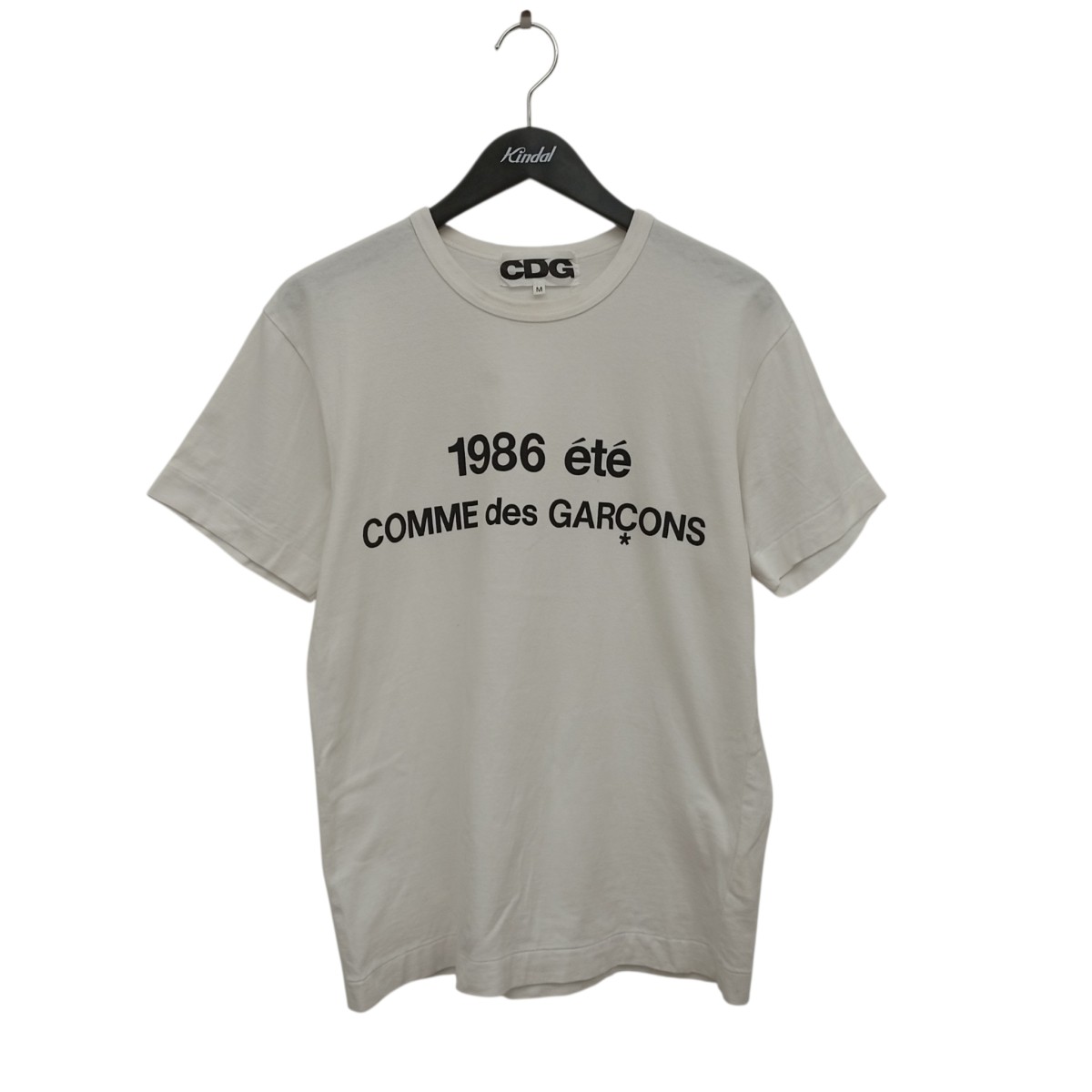 【中古】CDG 1986 ete ティーシャツ SZ-T028 白いこと 大いさ：M 【040626】（シーディージー）