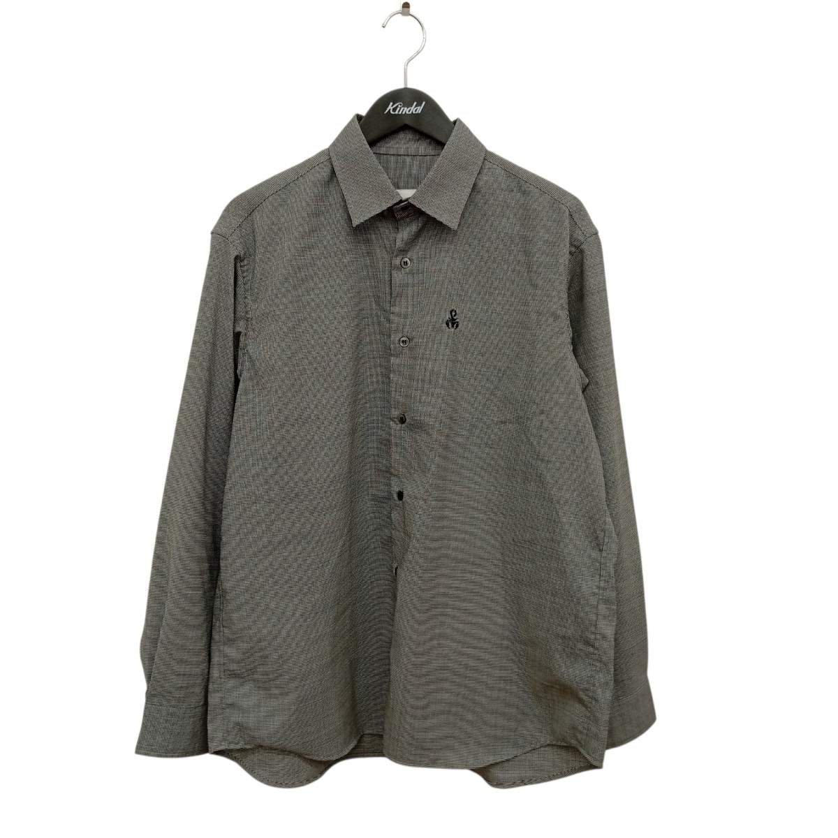 【中古】SOPHNET． TROPICAL CHECK RELAX-FIT SHIRT 長袖プルオーバー SPNT-260028 薄墨色 大きさ：2 【040626】（ソフネット）