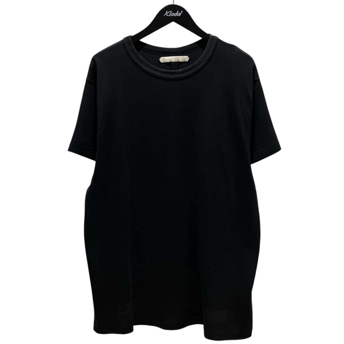 【中古】OFFWHITE うしろ側ロゴタイプティーシャツ 黒いこと 大きさ：M 【040626】（象牙色）