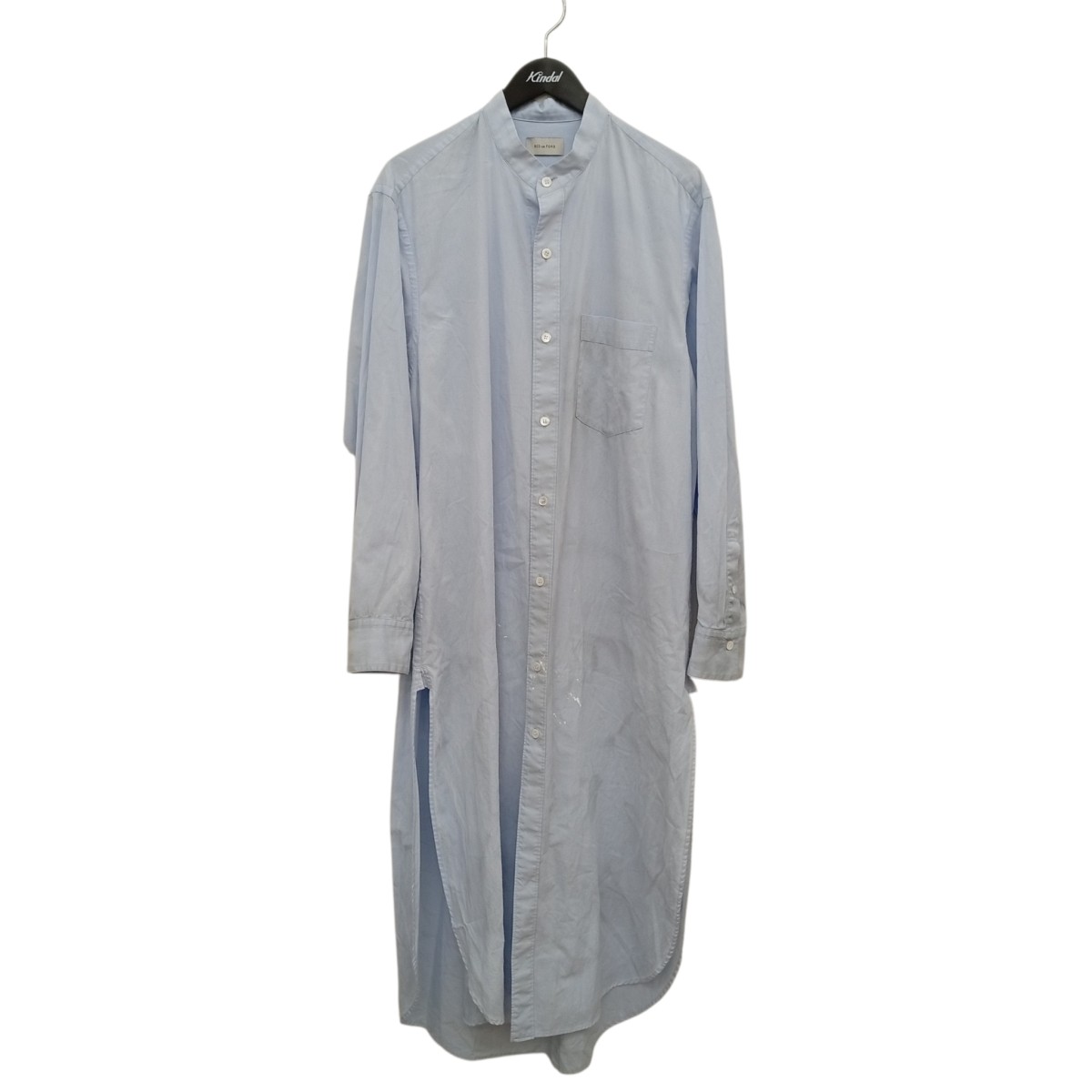 【中古】BED J．W． FORD Dirry Long Shirts 衣裳 23AW-B-BL06 天の原青碧 大きさ：1 【040626】（寝台ジェラルド・r・フォード）